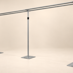 Telescopic backdrop - double crossbars 6m