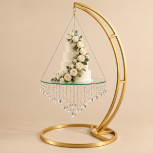 Curved Cake Stand + Maple Leaf Cake Stand