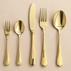 Cutlery Set - Design 1 Gold