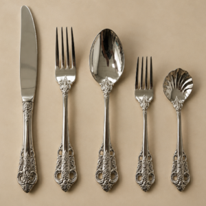 Cutlery Set - Design 2 Gold