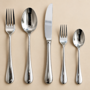 Cutlery Set - Design 1 Silver